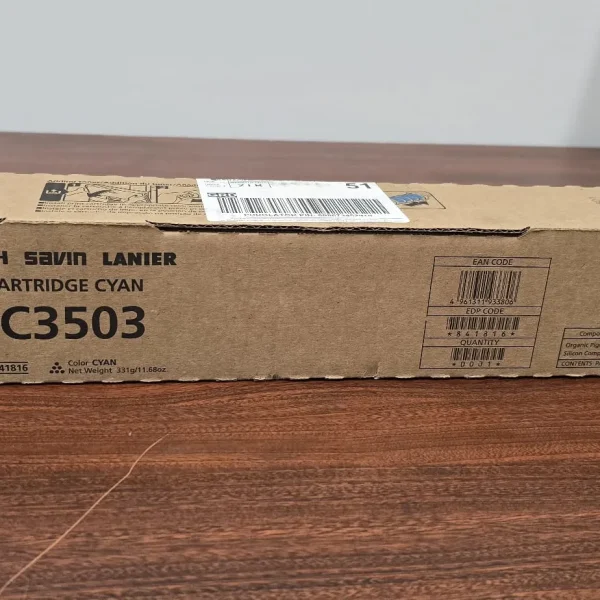 Genuine Ricoh #841814 MPC3503 CYA Original OEM Toner Cartridge