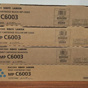 Genuine Ricoh MPC6003 Original OEM Toner Cartridge Set