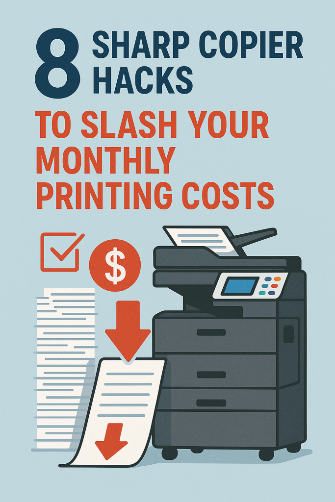 8 Sharp Copier Hacks to Slash Your Monthly Printing Costs 1