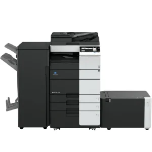Konica Minolta bizhub 558 — 53-Page Meter, B/W Laser Multifunction Printer (Refurbished)