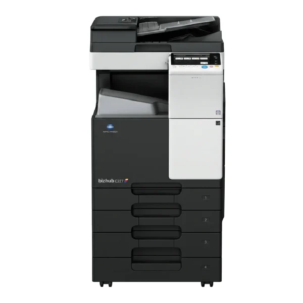 Konica Minolta bizhub C227 — 54K Meter, Color Laser Multifunction Printer (Refurbished)