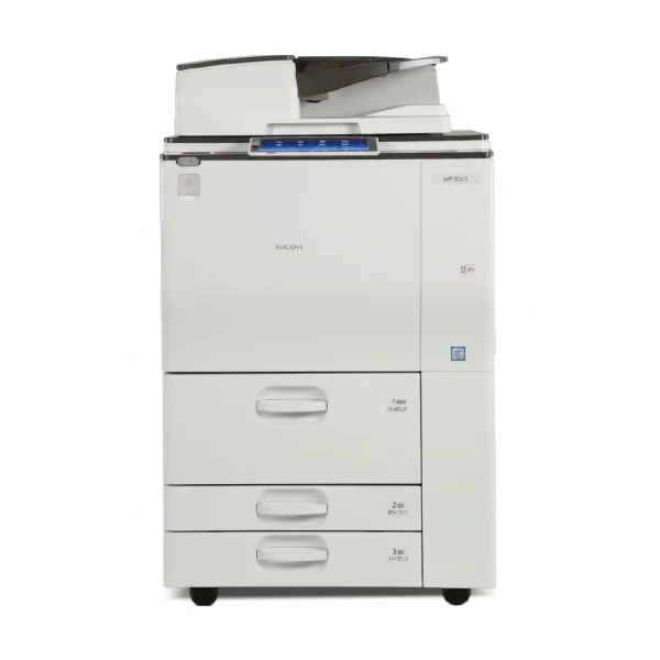 Ricoh MP 6503 — 80K Meter, B/W Laser Multifunction Printer (Refurbished)
